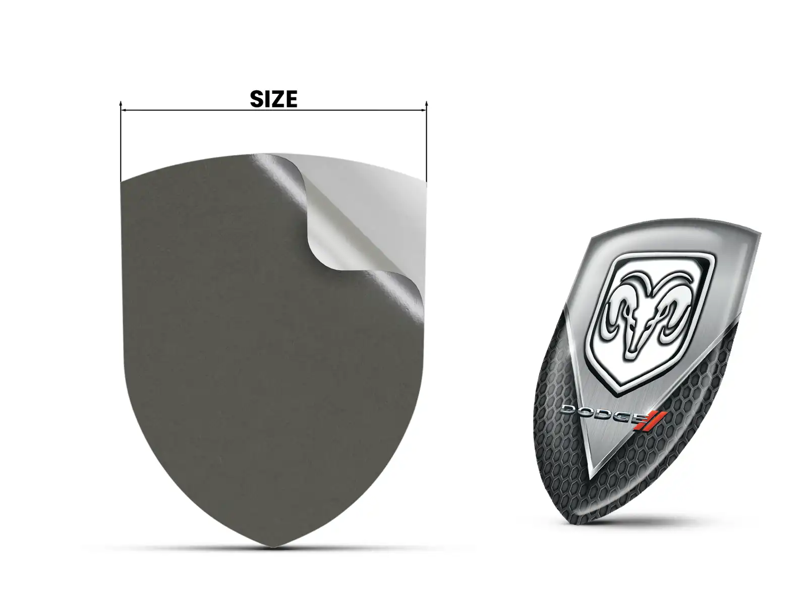 Dodge Stickers Logo Affaires Max Motorsport Design Premium